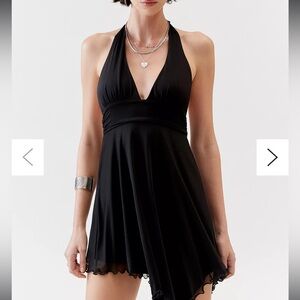 NEW with tags Black halter dress from Urban Outfitters